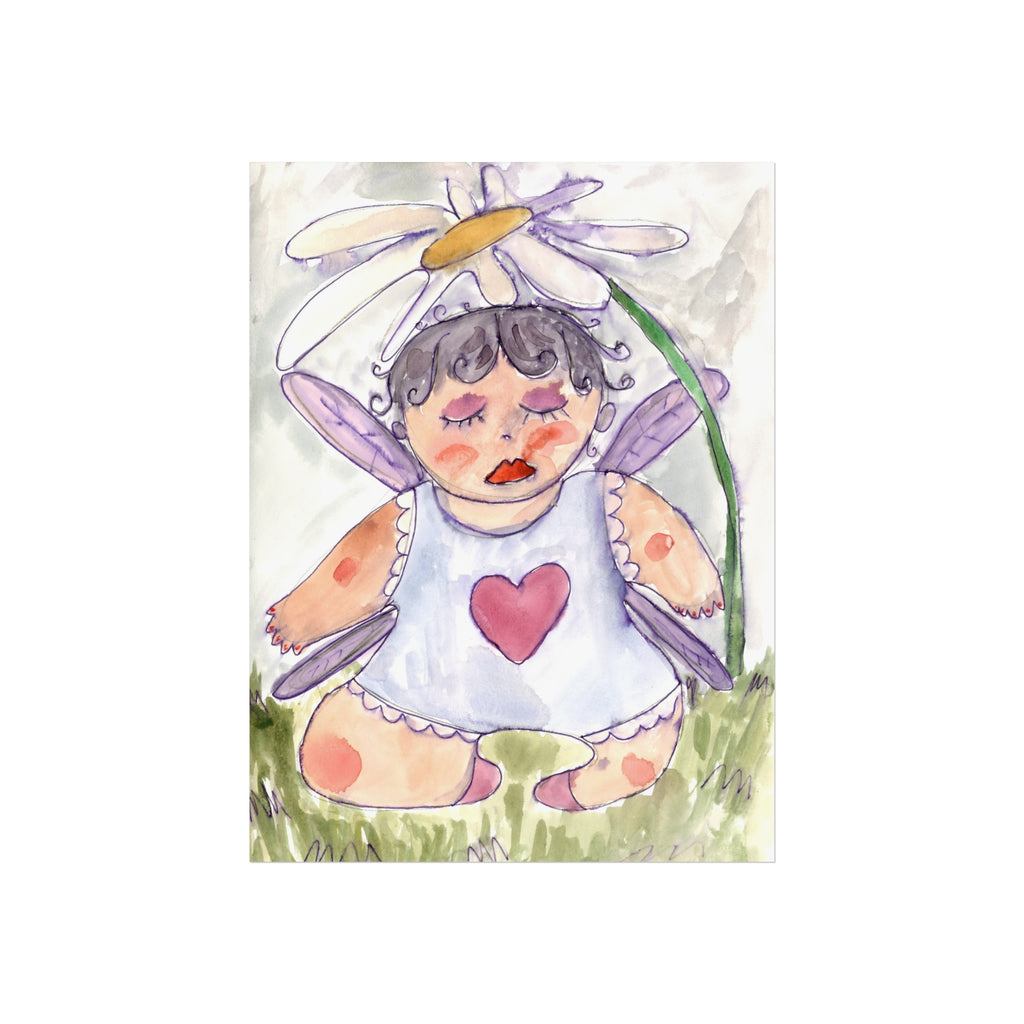 Flower Fairy Fine Art Poster