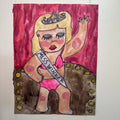 Miss Winner Original Watercolor